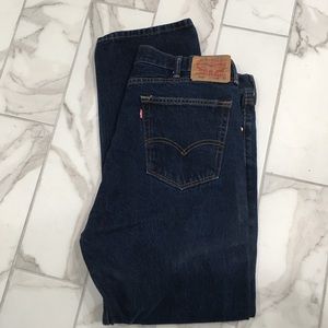 Men’s Levi’s 505 dark denim. 40x32